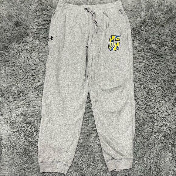 Under Armour Coldgear Grey Sweatpants Joggers Size XL - Picture 1 of 8